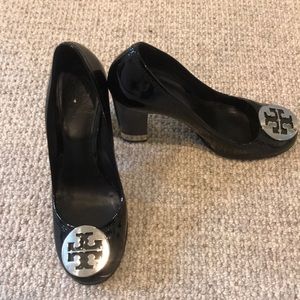 Tory Burch Black Block Heels